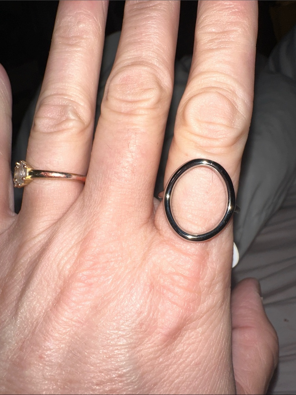NWT Plunder Double Band Silver-Tone Ring size ten brand new really nice 👍 - Picture 4 of 5